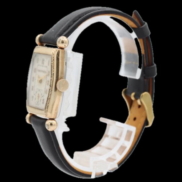 Vintage 25mm Westfield Air King Men's Mechanical Wristwatch 10ZC Swiss Two Tone - Picture 4 of 7